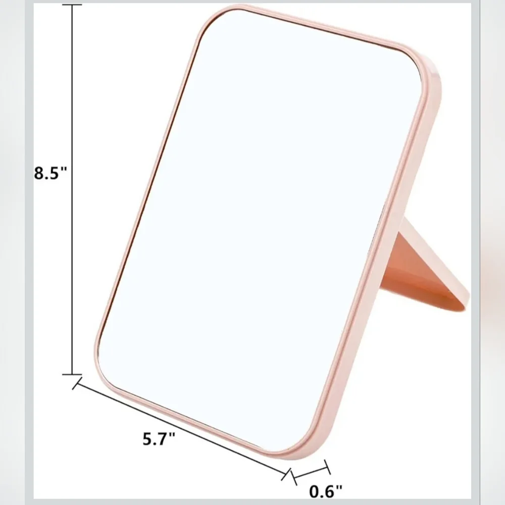 Portable Folding Makeup Mirror with Storage -, Mint